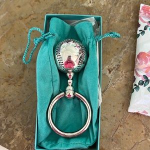 Tiffany and co baseball baby rattle. This is vintage and rattles well.